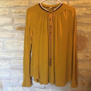 Long sleeved Anthropologie shirt
